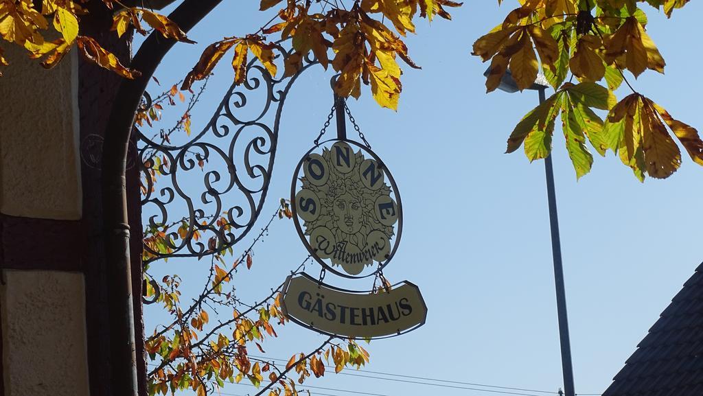 Pension Zur Sonne Wittenweier Schwanau Exteriör bild